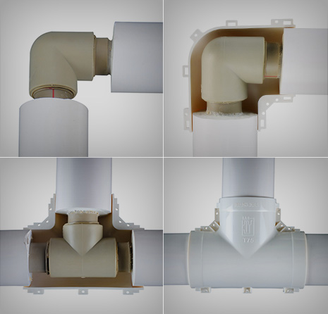 保温管道安装方便,接头部位配套